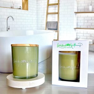 Luxury Hand-Poured Soy Candle – Highly Scented