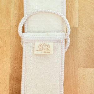 Shower Back Scrubber | Organic Cotton & Natural Loofah