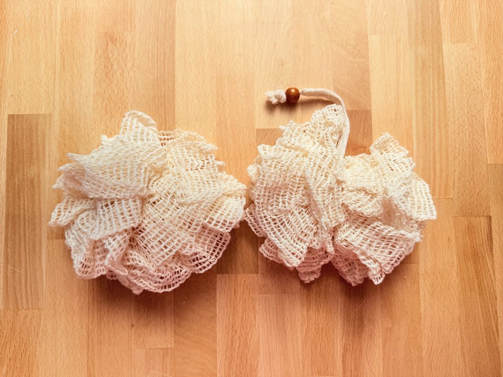 Cotton Bath Pouf | Eco-Friendly & Gentle