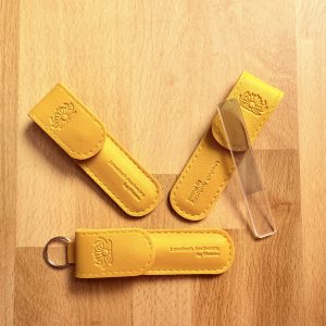 Glass Nail File | Vegan Leather Loveshack Pouch